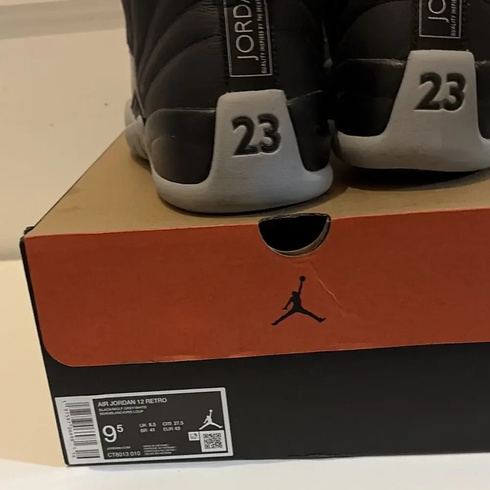 Jordan Air Jordan 12 Retro Barons CT8013-010 Black/Wolf Grey/White
